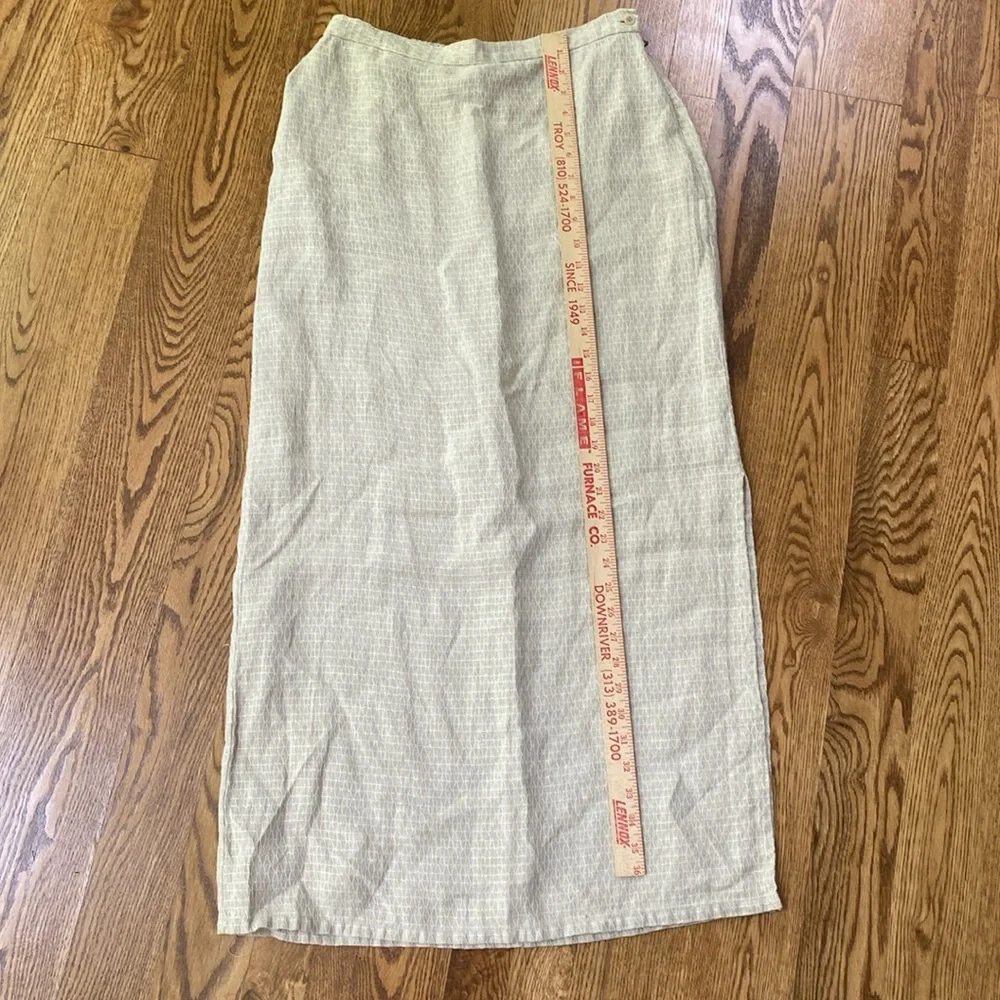 Eileen Fisher 100% linen maxi skirt minimalist light academic lightweight Small - Picture 6 of 11